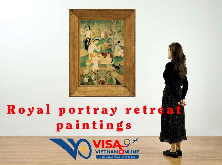 Royal portrays retreat paintings